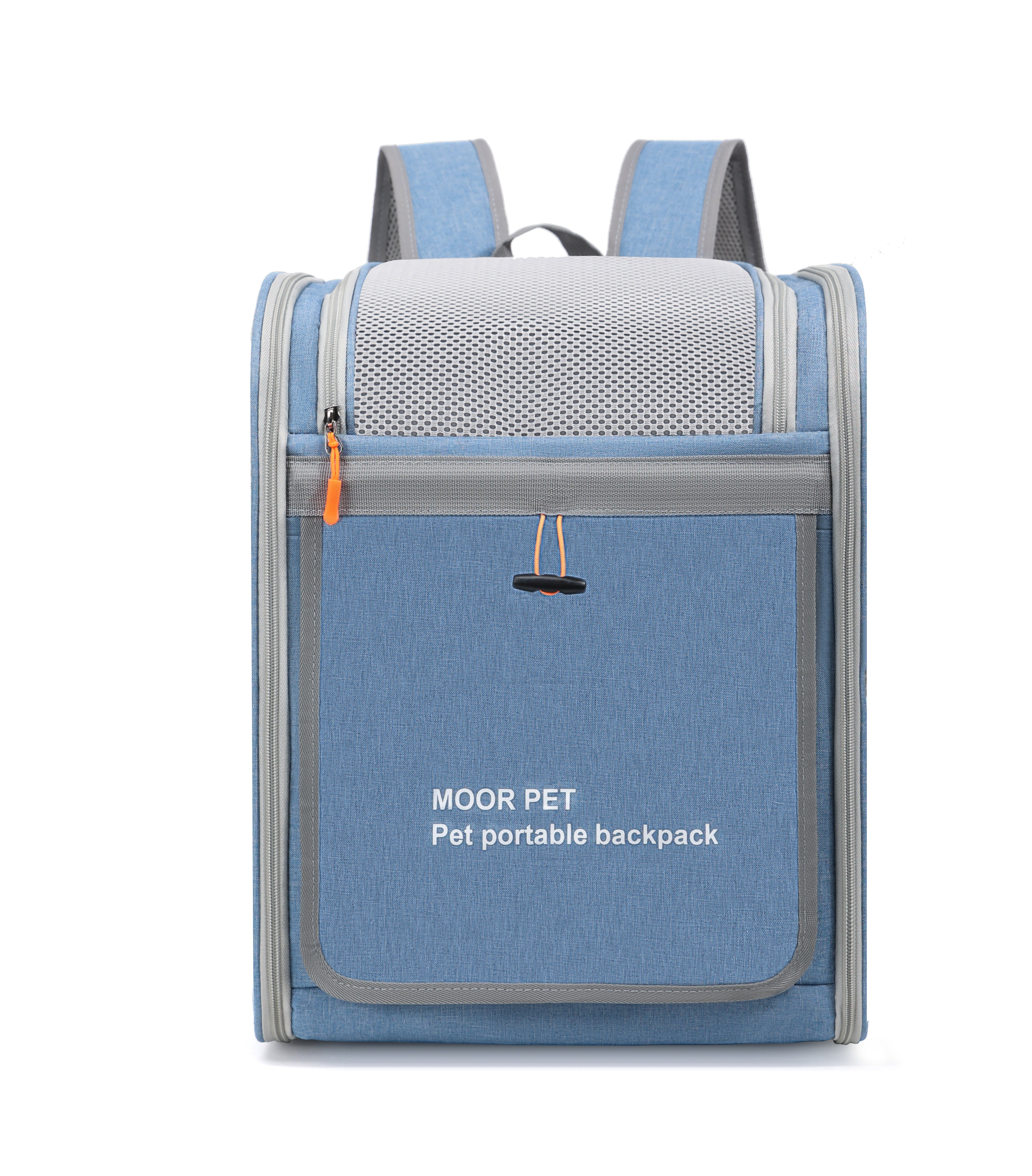 UrbanPaws Versatile Pet Backpack – Roll-Top & Luggage-Ready