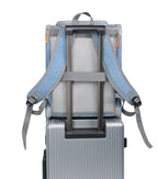 UrbanPaws Versatile Pet Backpack – Roll-Top & Luggage-Ready