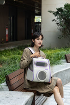 Urban Chic Foldable Pet Backpack – Lightweight & Multi-Way Carry