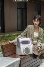 Urban Chic Foldable Pet Backpack – Lightweight & Multi-Way Carry