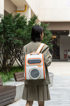 Urban Chic Foldable Pet Backpack – Lightweight & Multi-Way Carry