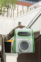 Urban Chic Foldable Pet Backpack – Lightweight & Multi-Way Carry