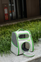 Urban Chic Foldable Pet Backpack – Lightweight & Multi-Way Carry