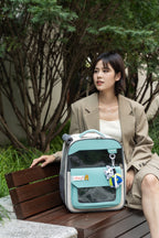 AirFlow Pro Foldable Pet Backpack – Breezy, Roomy & Travel-Ready