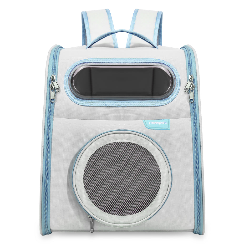 Urban Chic Foldable Pet Backpack – Lightweight & Multi-Way Carry