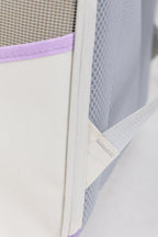 Urban Chic Foldable Pet Backpack – Lightweight & Multi-Way Carry