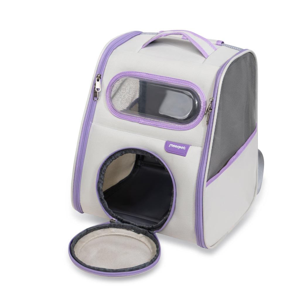 Urban Chic Foldable Pet Backpack – Lightweight & Multi-Way Carry