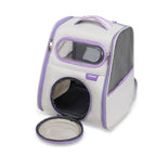 Urban Chic Foldable Pet Backpack – Lightweight & Multi-Way Carry