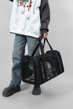 VersaVent 3-in-1 Pet Carrier – Foldable & Luggage-Friendly