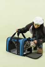 VersaVent 3-in-1 Pet Carrier – Foldable & Luggage-Friendly