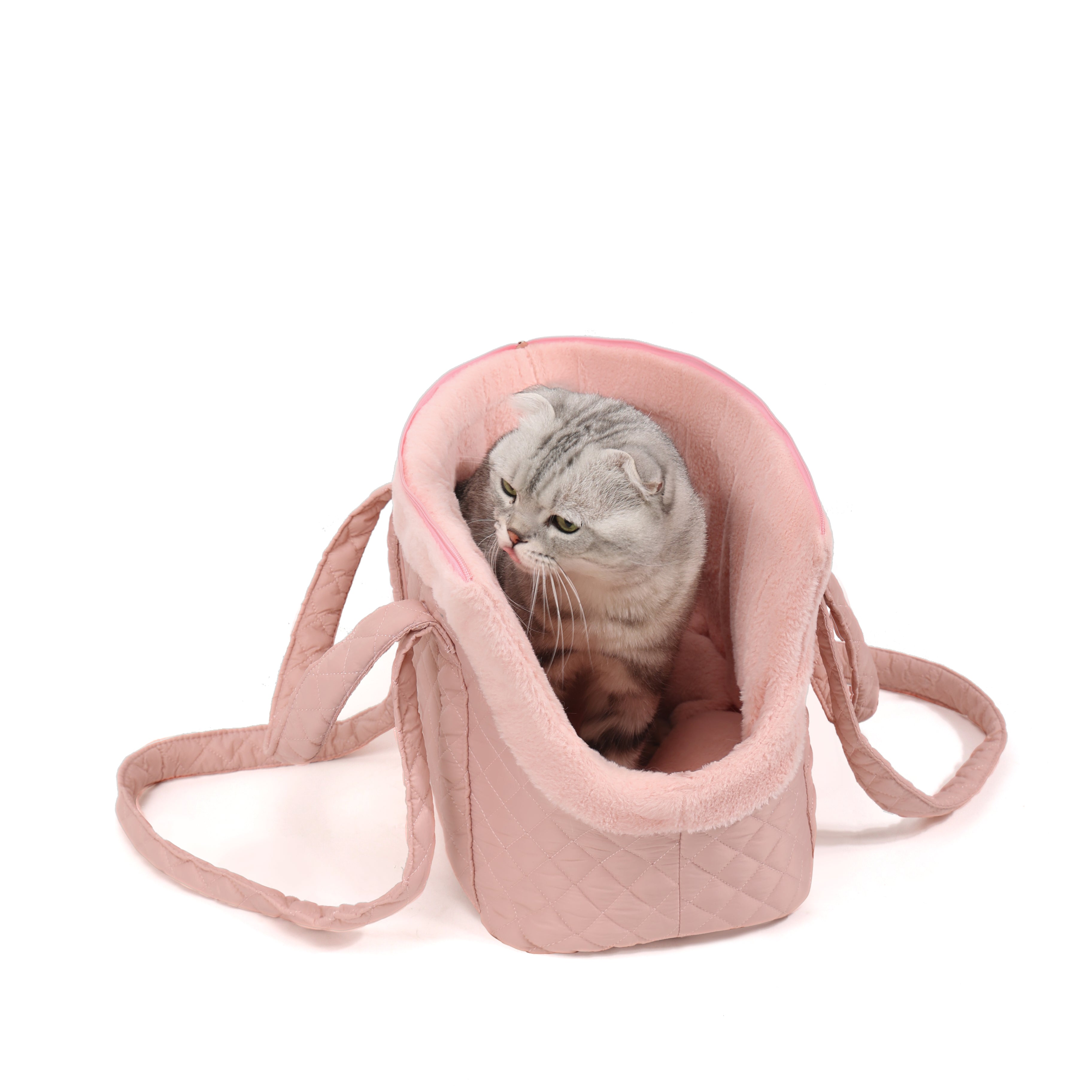 Tote cat carrier — Warm, Portable & Fur-Resistant