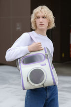 Urban Chic Foldable Pet Backpack – Lightweight & Multi-Way Carry