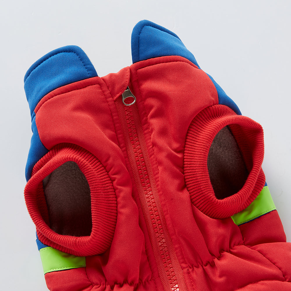 Colorblock Utility Cargo Pocket Dog Vest