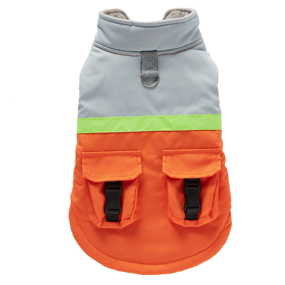 Colorblock Utility Cargo Pocket Dog Vest