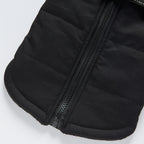 Leopard Faux‑Fur Collar Harness Dog Vest