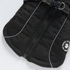 Reflective Piped Built‑in Harness Dog Vest