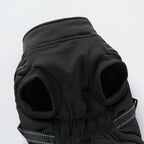 Reflective Piped Built‑in Harness Dog Vest