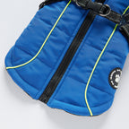 Reflective Piped Built‑in Harness Dog Vest