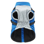 Reflective Piped Built‑in Harness Dog Vest