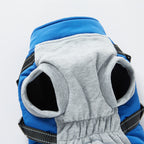 Reflective Piped Built‑in Harness Dog Vest