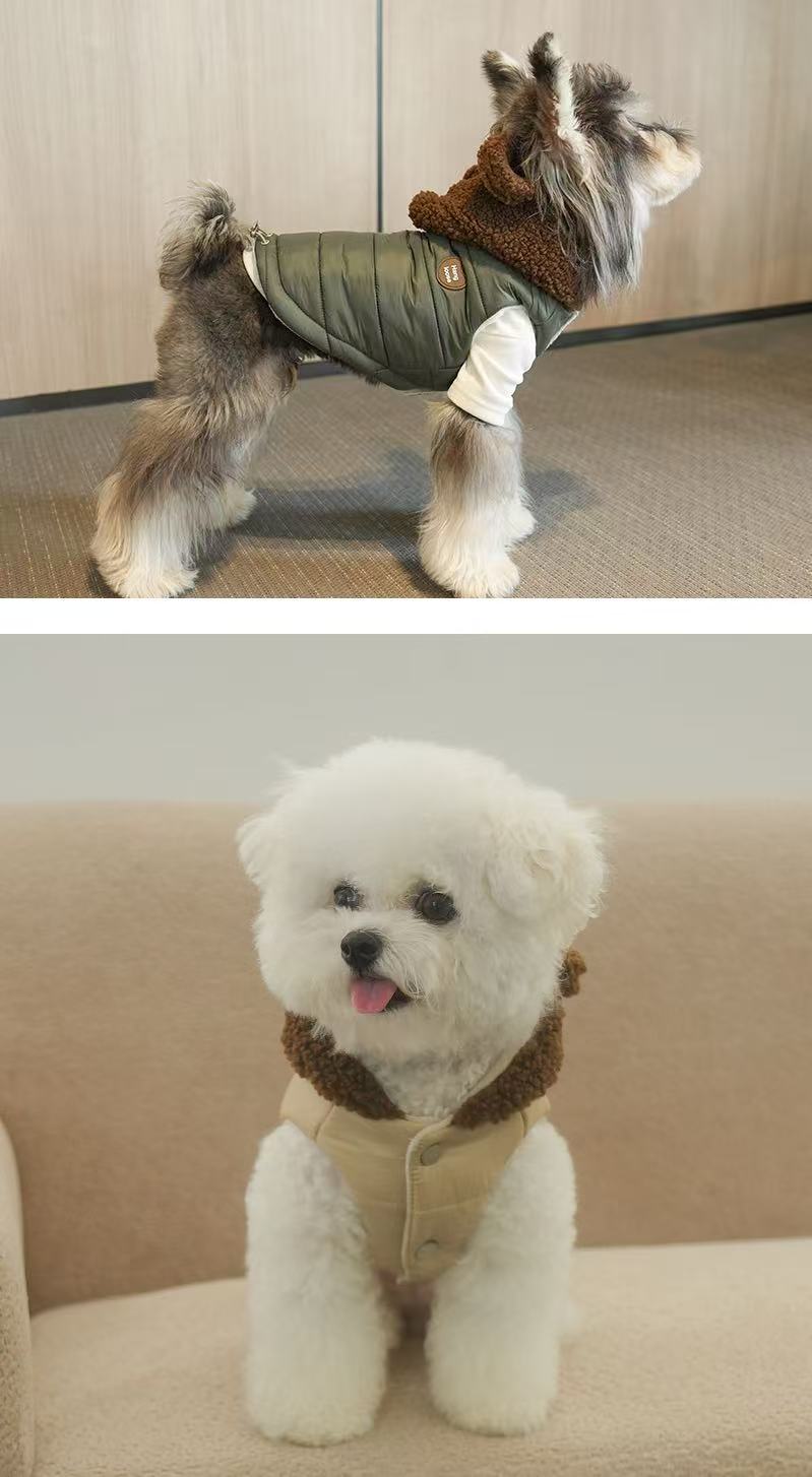 CozyHood Puffer Dog Vest