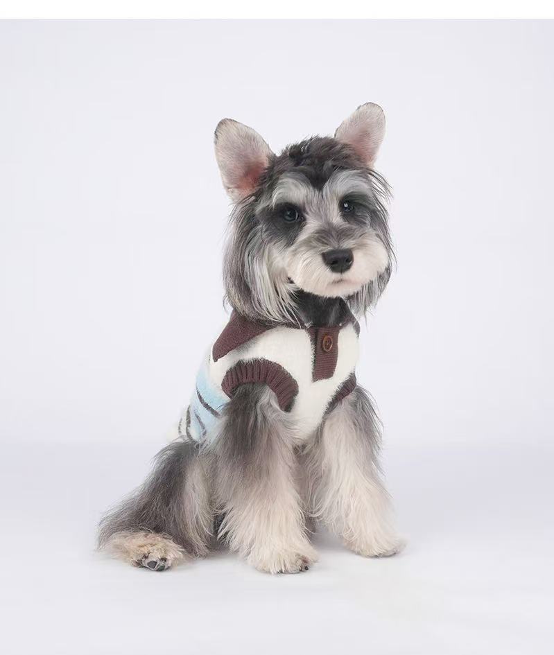 CozyStripes Dog Sweater