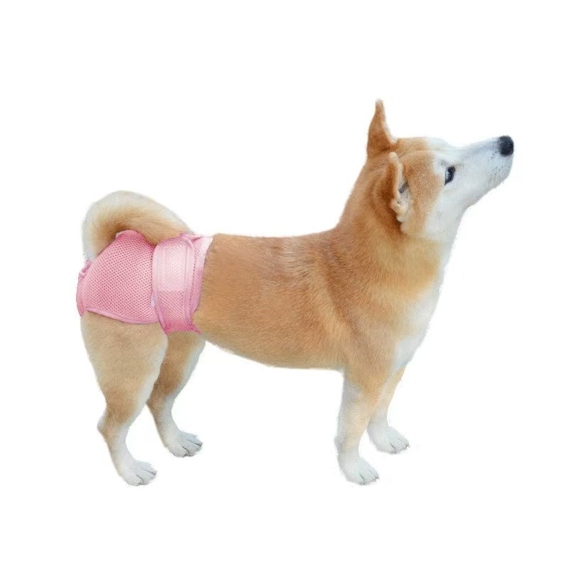 Pet Sanitary Pants – Striped Design (Unisex for Male / Female Dogs)