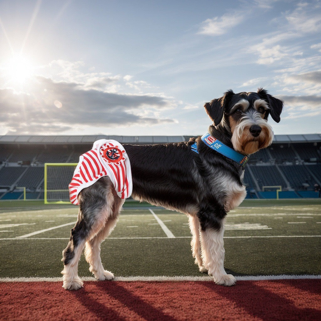 Pet Sanitary Pants – Striped Design (Unisex for Male / Female Dogs)