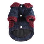 Denim Sherpa Dog Jacket