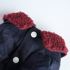 Denim Sherpa Dog Jacket