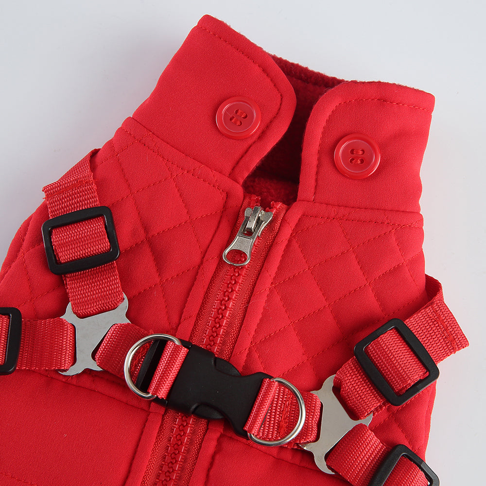 Quilted Tactical Harness Dog Vest