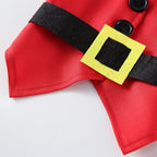 Santa Claus Dog Outfit with Hat