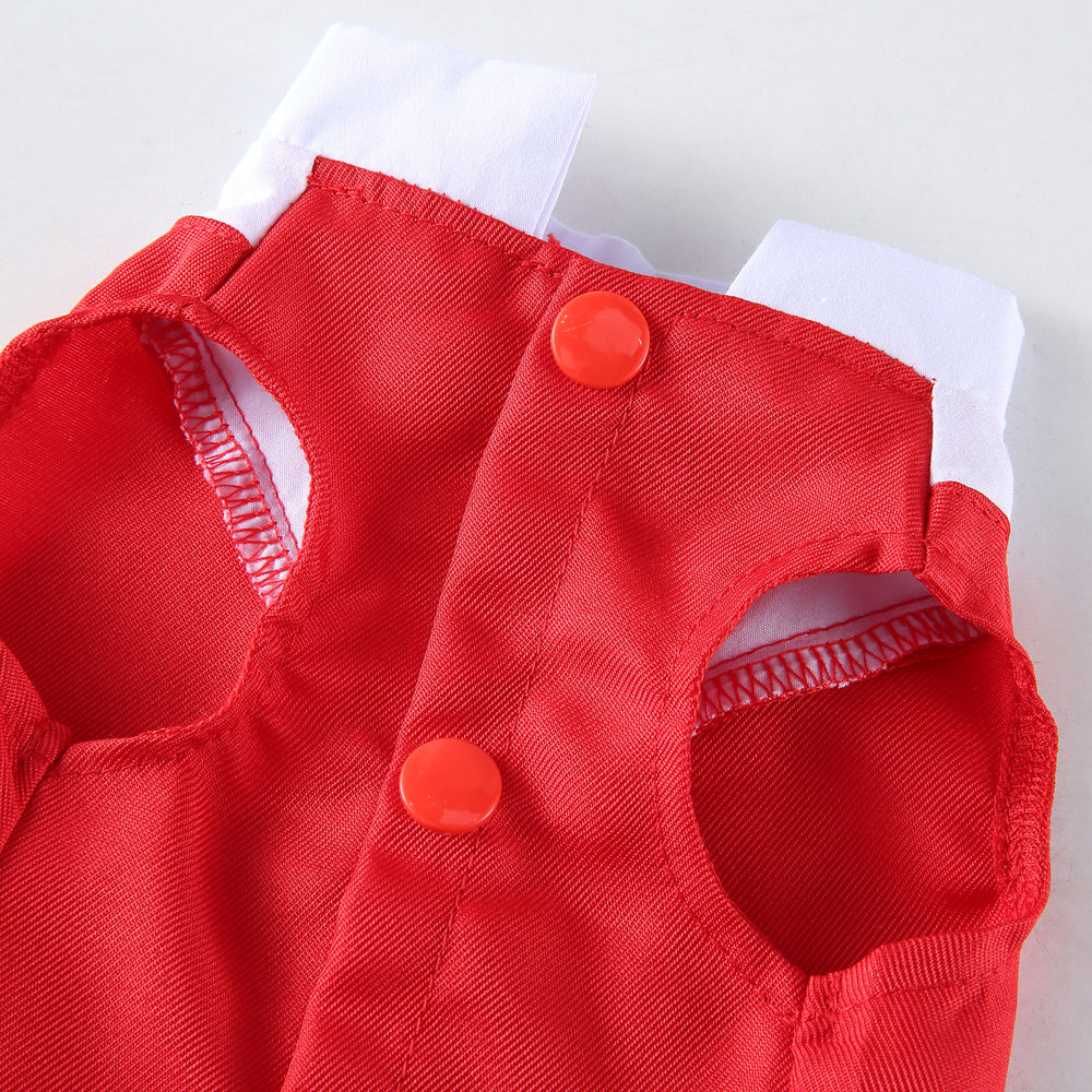 Santa Claus Dog Outfit with Hat