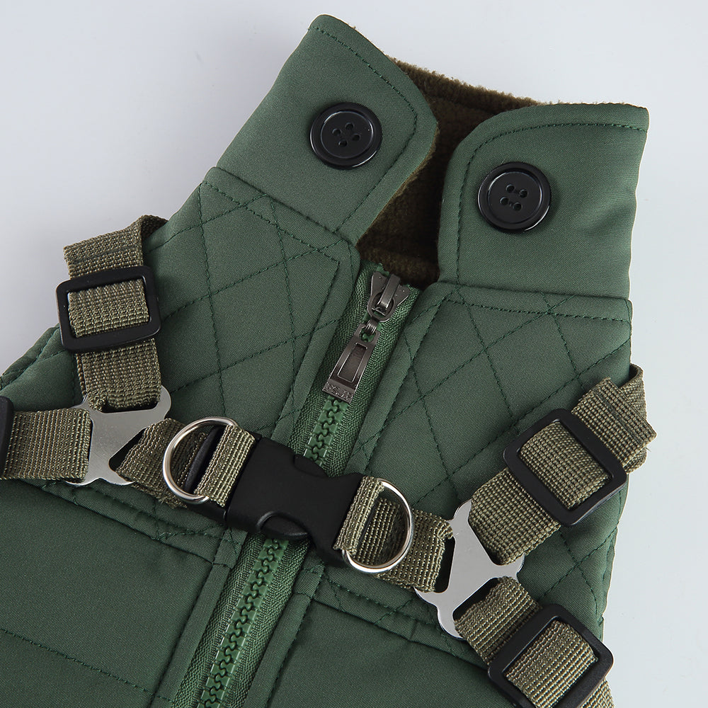 Quilted Tactical Harness Dog Vest