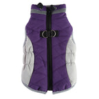 Quilted Harness Dog Vest – Purple