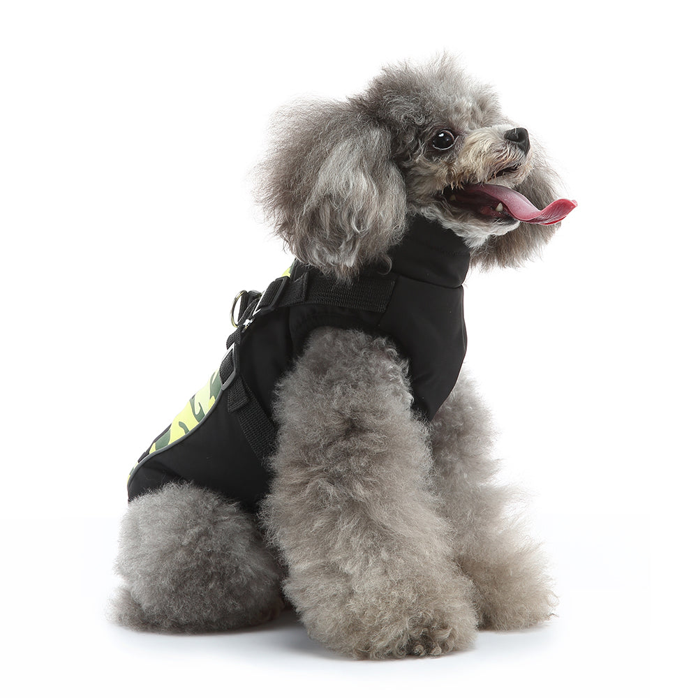 Camo Harness Dog Softshell Vest