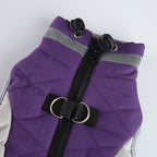 Quilted Harness Dog Vest – Purple