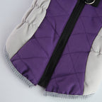 Quilted Harness Dog Vest – Purple
