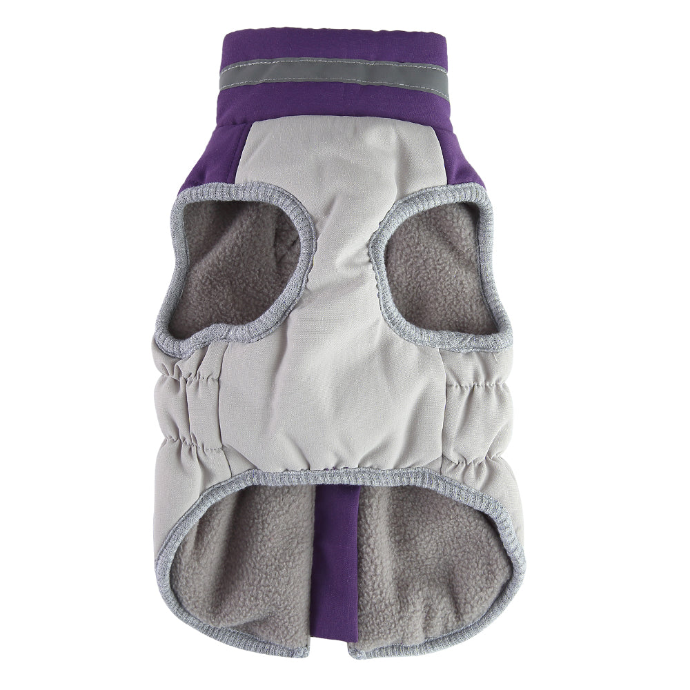 Quilted Harness Dog Vest – Purple