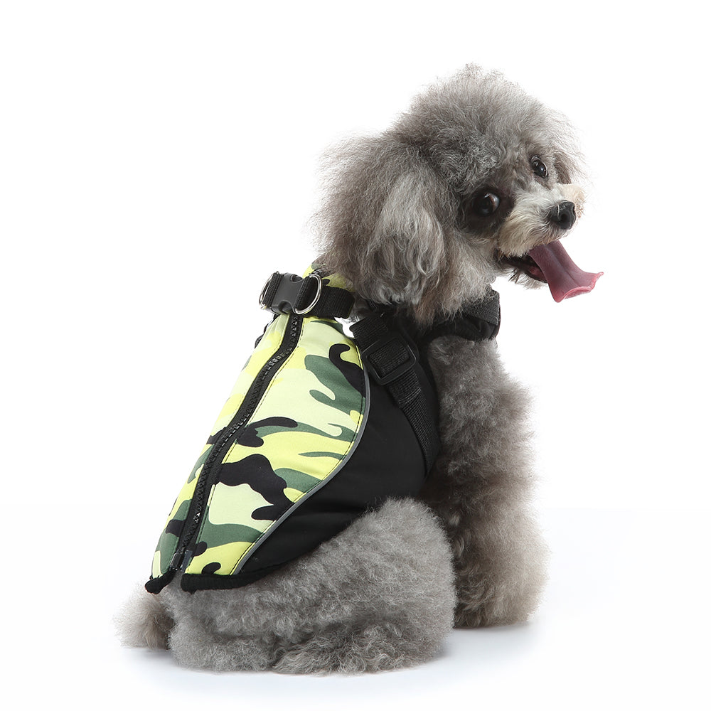 Camo Harness Dog Softshell Vest