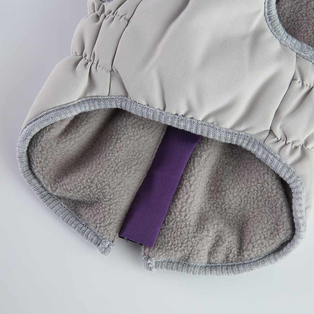 Quilted Harness Dog Vest – Purple