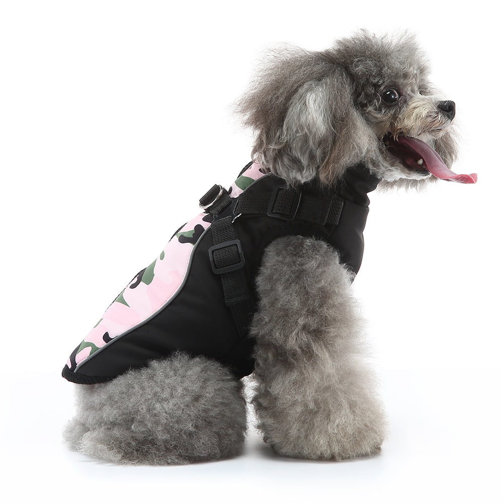 Camo Harness Dog Softshell Vest