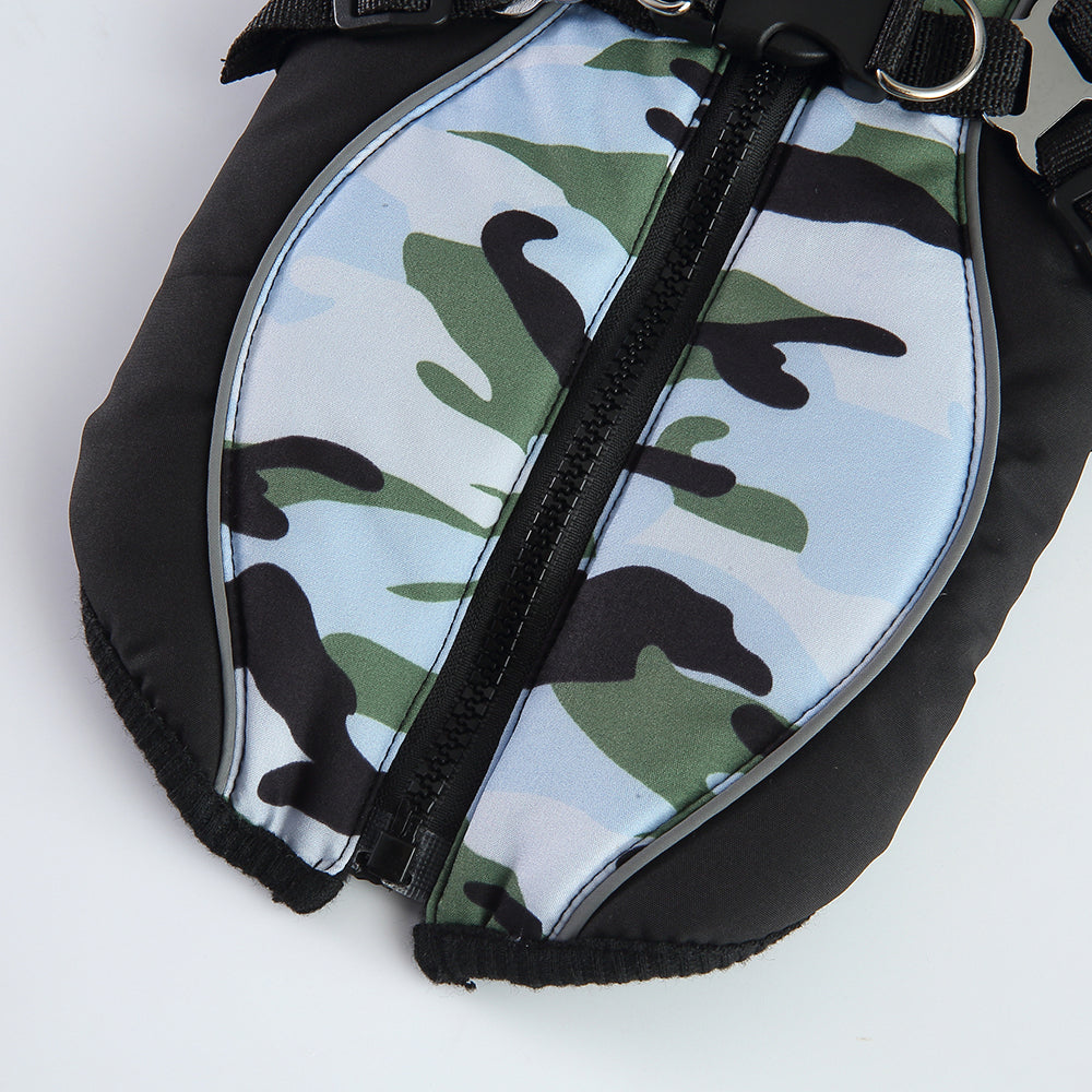 Camo Harness Dog Softshell Vest