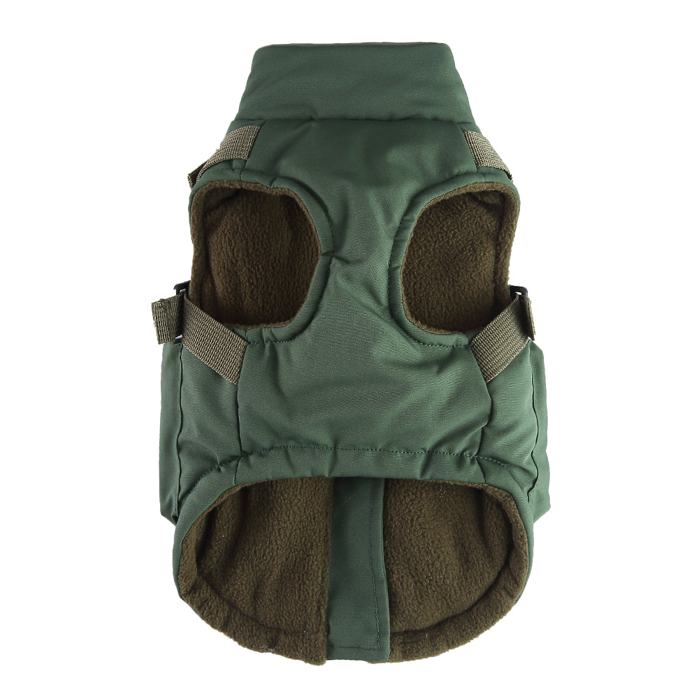 Dual-Color & Sport Harness Jacket – Red / Black / Army Green