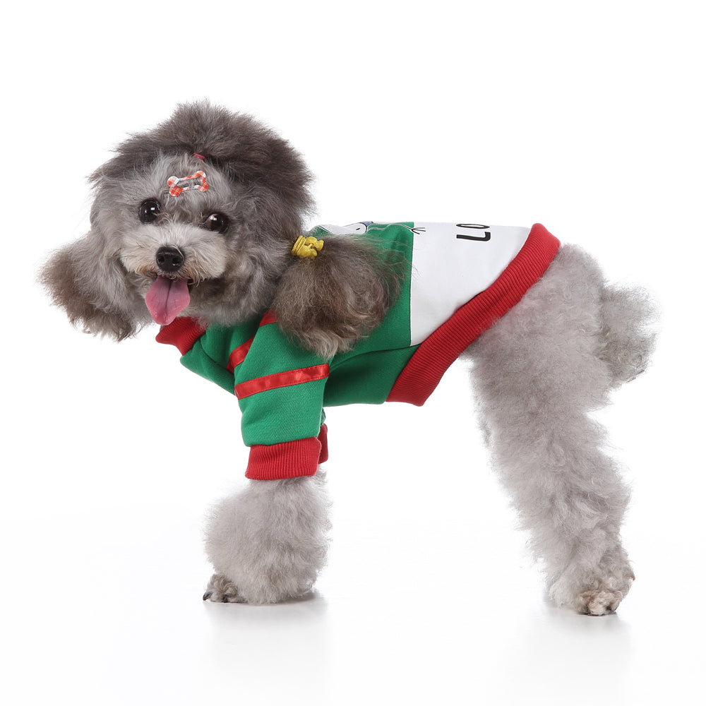 Christmas Love Snowman Dog Sweater