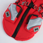 Dual-Color & Sport Harness Jacket – Red / Black / Army Green