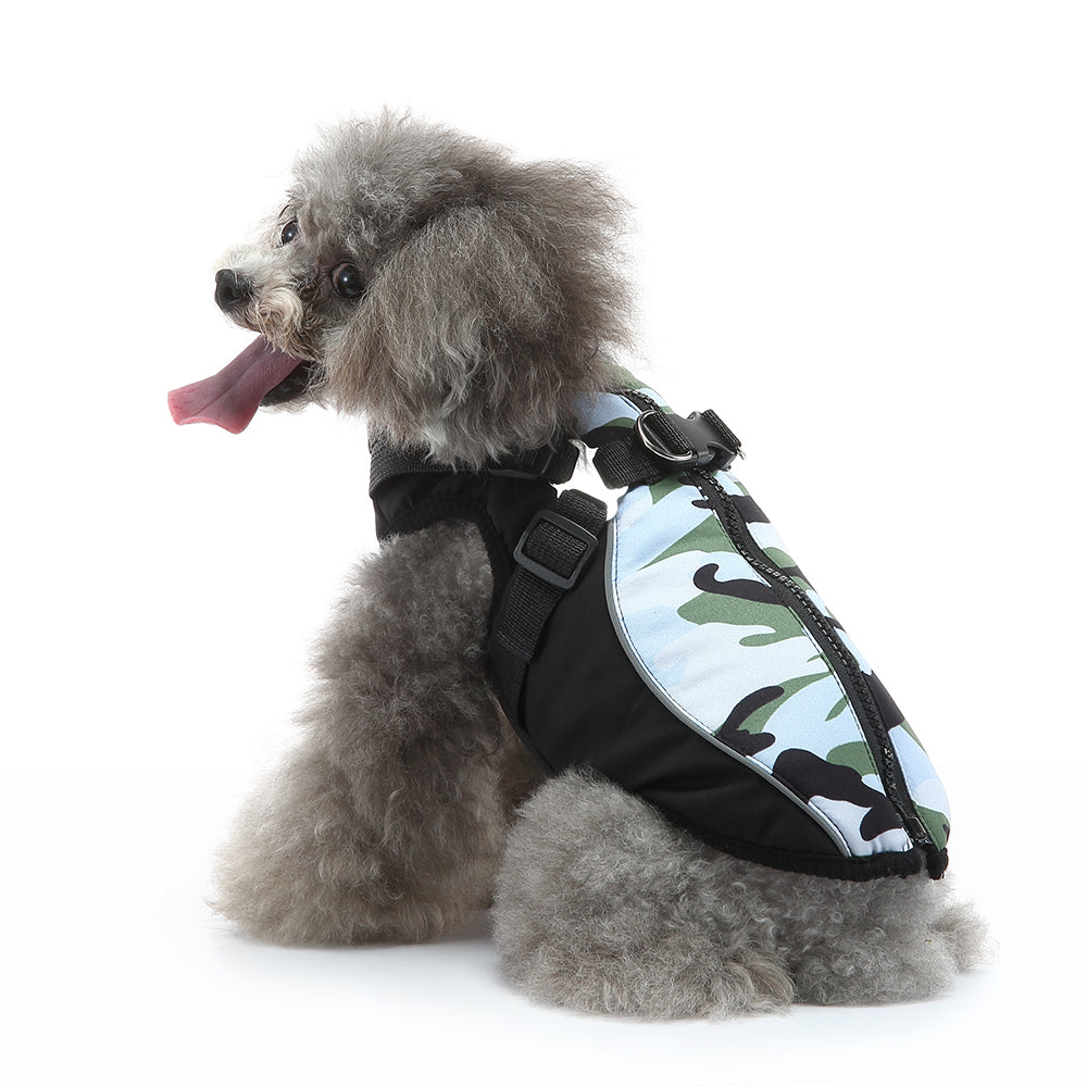 Camo Harness Dog Softshell Vest