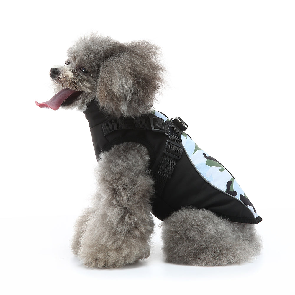Camo Harness Dog Softshell Vest