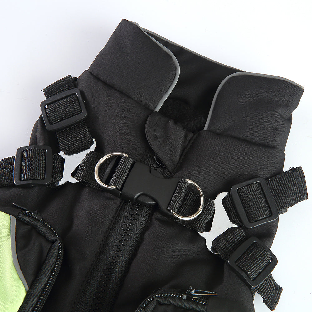 Dual-Color & Sport Harness Jacket – Red / Black / Army Green