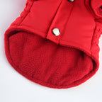 Faux Fur Hooded Parka Dog Jacket